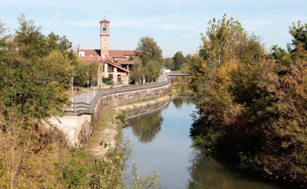 Confluenza del fiume Olona Inferiore con il fiume Po a San Zenone Al Po (PV) - foto A. Giacomel 