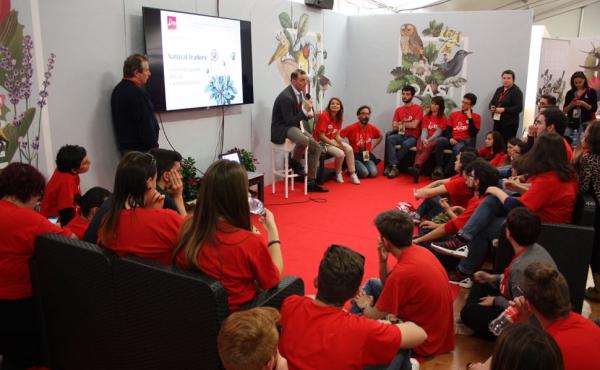 Un incontro con i giovani volontari durante l'Assemblea 2016 a Comacchio 