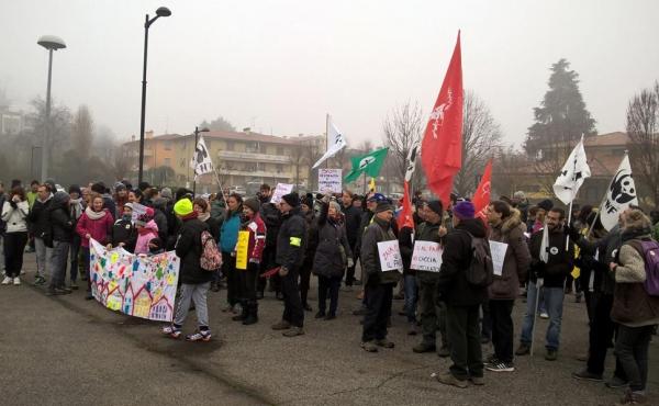 La manifestazione di ieri, 11 dicembre 